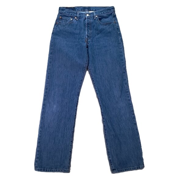 Levis 501 XX Jean Men 32x33, Tag 32x34 Blue Denim Button Fly Relaxed Straight - Picture 1 of 15